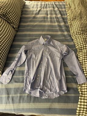 Brooks Brothers Light Blue Button-Down Dress Shirt
